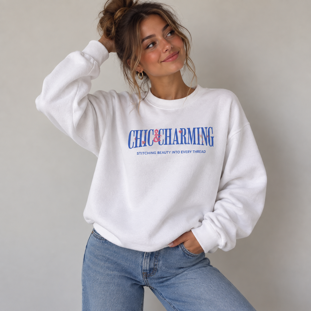 Chic and Charming Sweatshirt